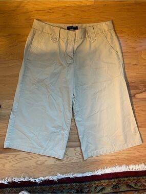 VTG 80s 90s Khaki Culottes 100% Cotton Liz Claiborne - Vintage Sizing